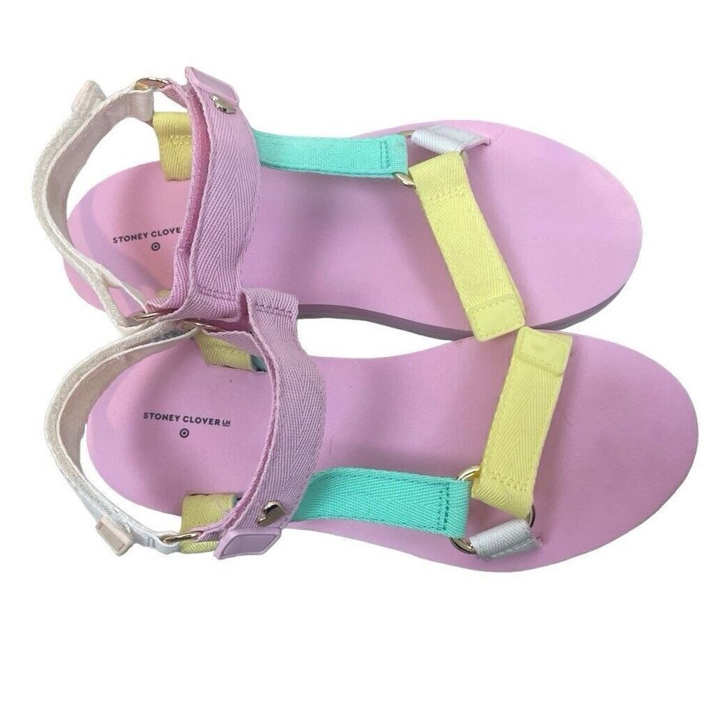 Stoney Clover + Target Women's‎ 8 Limited Edition Pastel Sandals NG1-232 - Picture 3 of 10